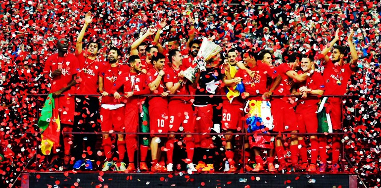 Sevilla, el máximo campeón de la Copa de la UEFA INVICTOS