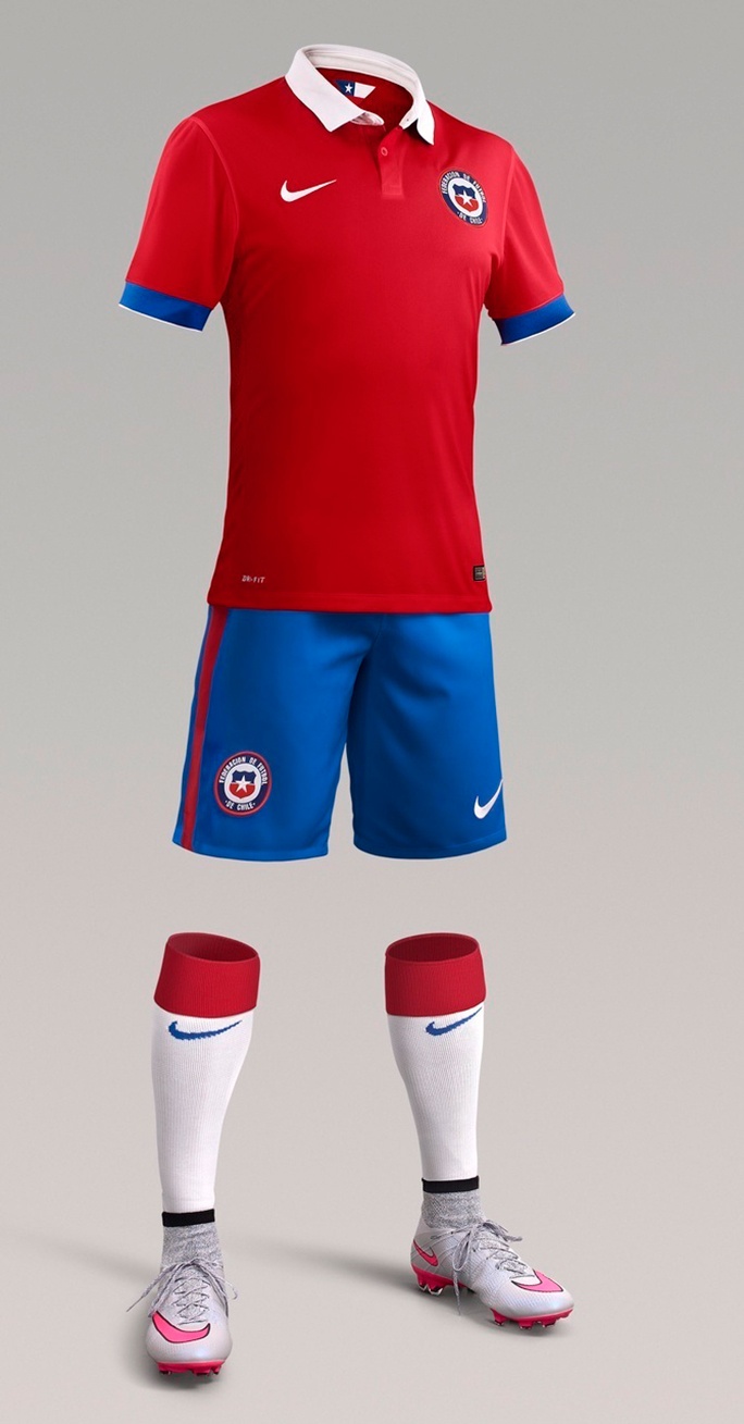 Los nuevos uniformes de la Selección de Chile INVICTOS