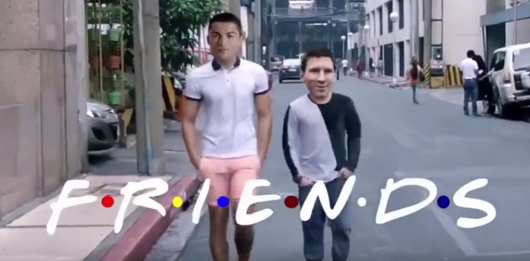 Lionel Messi y Cristiano Ronaldo, best FRIENDS forever  INVICTOS